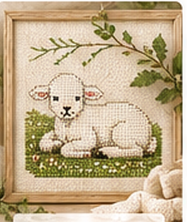 Animal cross-stitch pattern